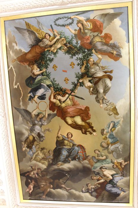 peinture monumentale : la Bourgogne accompagnée par les Vertus et les Arts - © Ministère de la Culture (France), Médiathèque du patrimoine et de la photographie, diffusion RMN-GP