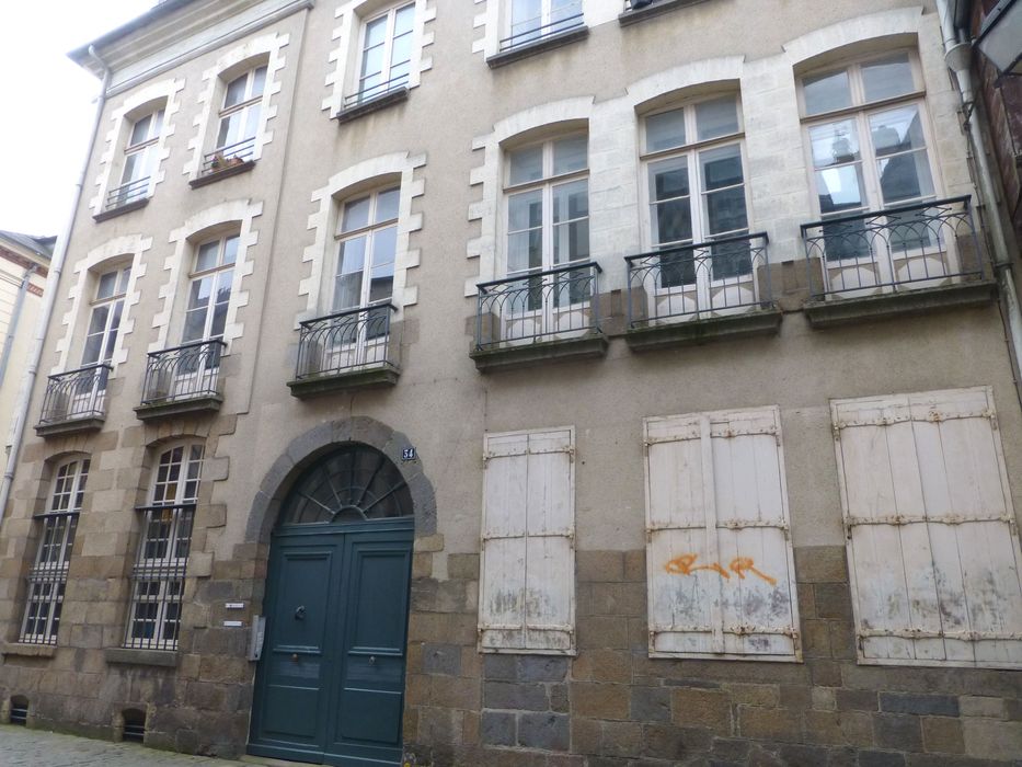 Immeuble ou hôtel de Ferron : Façade sur rue, vue générale