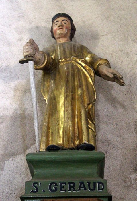 Statue : Saint Géraud - © Ministère de la Culture (France), Médiathèque du patrimoine et de la photographie, diffusion RMN-GP