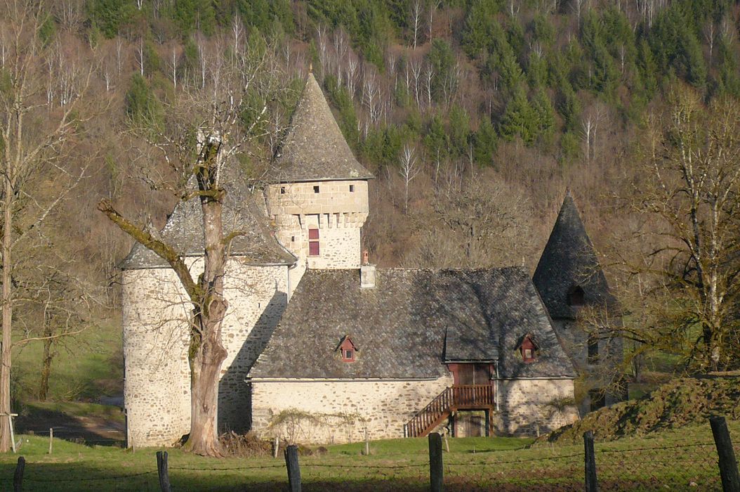 Château de Vals : Ensemble ouest, vue générale