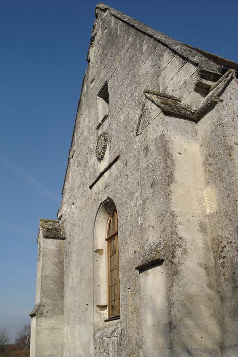 Chapelle de Chavres : Chapelle latérale sud, vue partielle