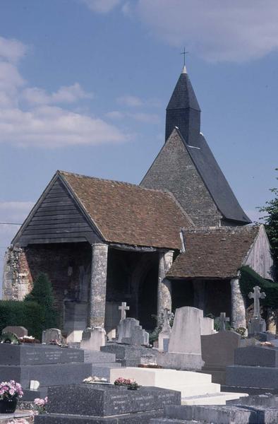 Ensemble sud-ouest et croix de cimetières