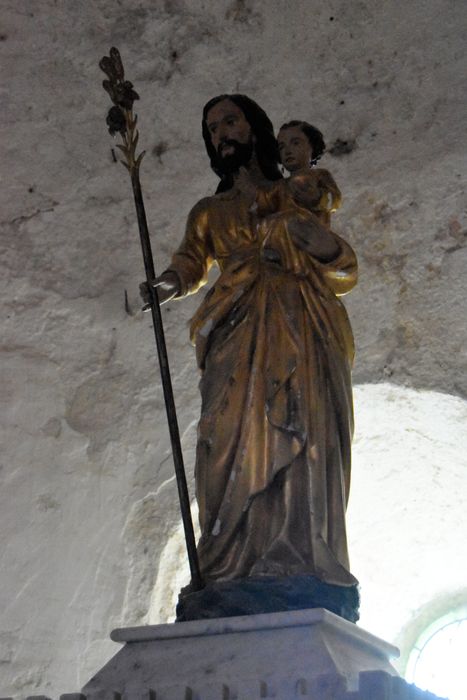 statue (statuette) : Saint Joseph et l'Enfant