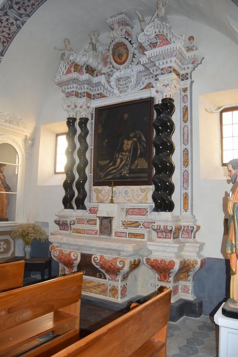 Eglise Saint-André : retable latéral, tableau : Déposition de Croix (la)