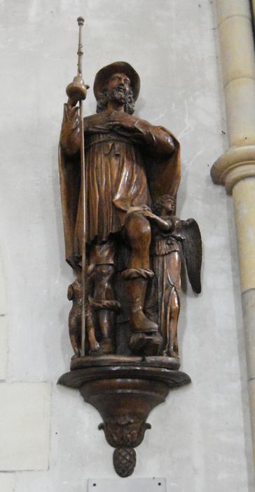 groupe sculpté : Saint Roch - © Ministère de la Culture (France), Médiathèque du patrimoine et de la photographie, diffusion RMN-GP