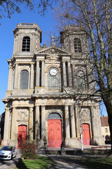 Cathédrale Saint-Mammes : Façade occidentale, vue générale