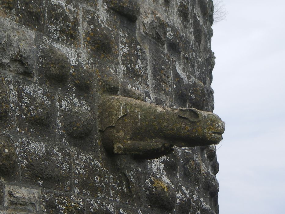 Tours de Navarre et d'Orval : Détail d'une gargouille