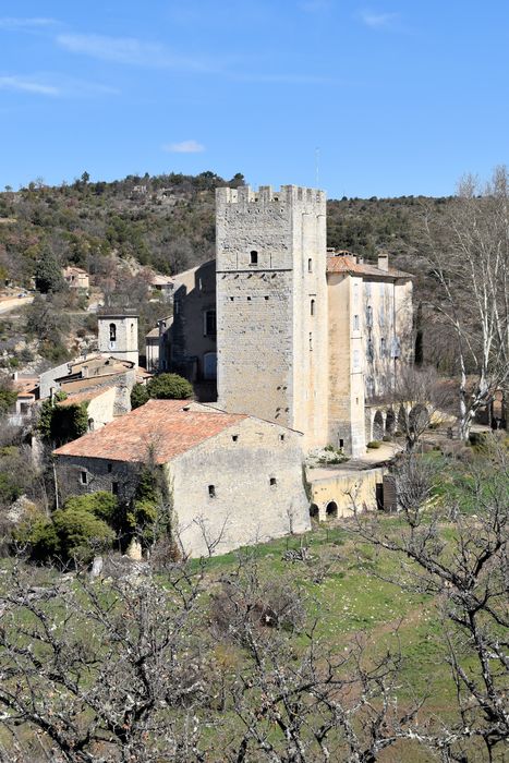 Château d'Esparron : Ensemble sud-est, vue générale