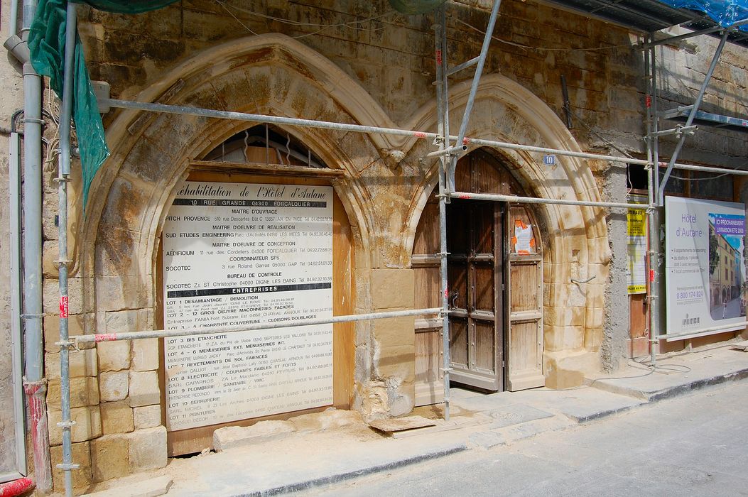 Hôtel d'Autane : Rez-de-chaussée sur rue, vue générale