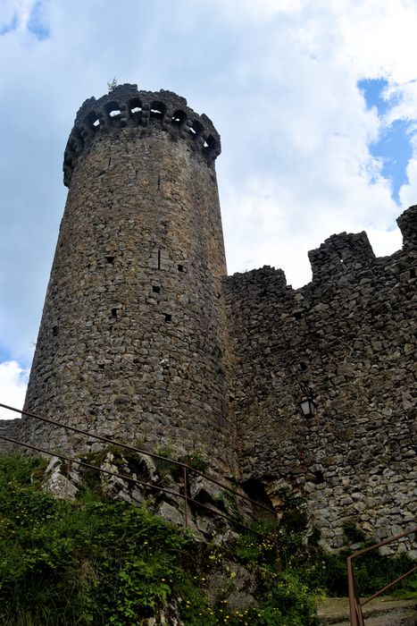 Chateau (restes) : Tour nord-est, vue générale