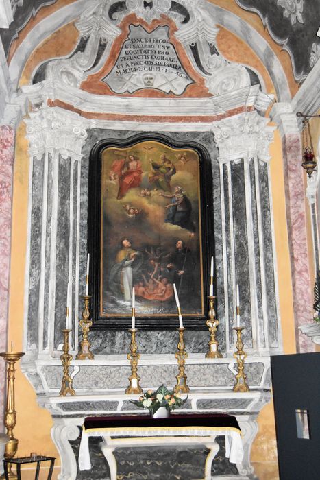 autel retable des Ames du Purgatoire, tableau : le Rachat des âmes du Purgatoire