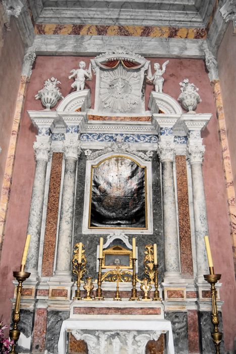 autel retable de la chapelle Saint-Joseph, tableau : la Mort de saint Joseph