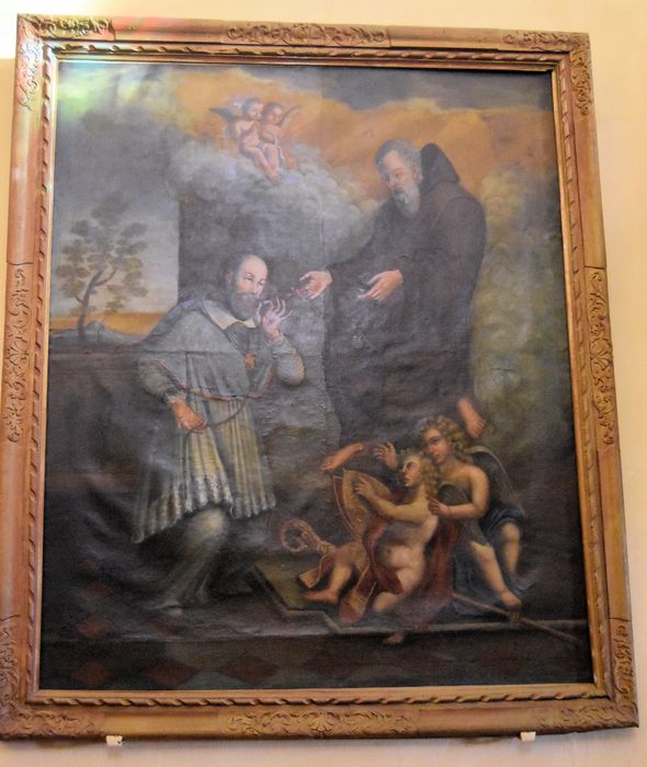 Tableau : Saint François de Paule et Saint François de Sales