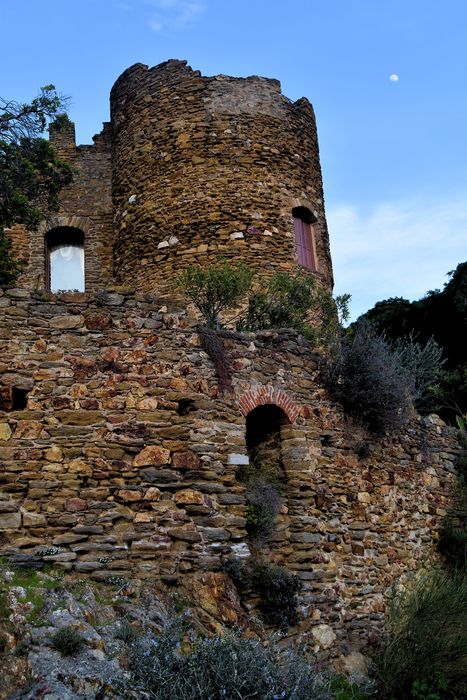 Château des Seigneurs de Foz (restes) : Vue partielle