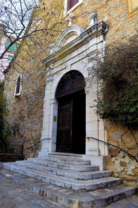 Eglise Saint-Trophime : Portail sud, vue générale