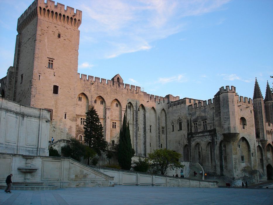 Palais des Papes : Ensemble ouest, vue générale