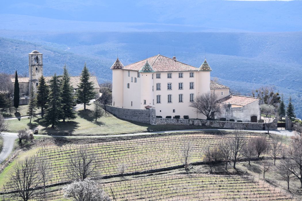 Château : Ensemble sud-est, vue générale