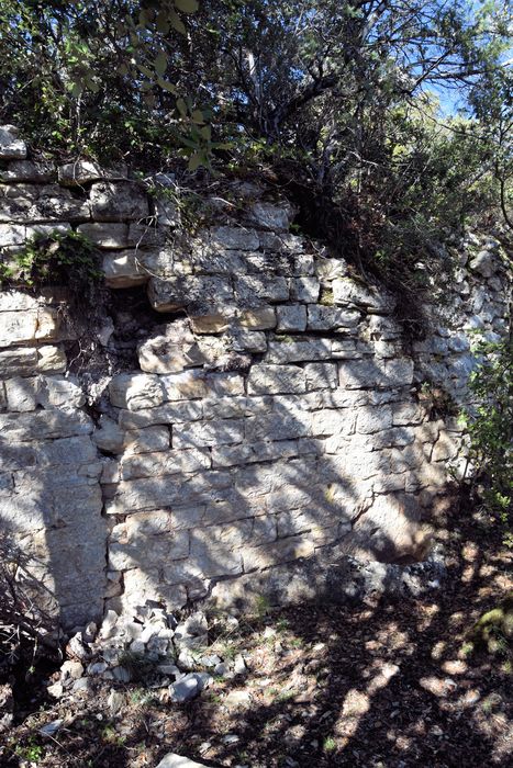Village médiéval : Vue partielle des ruines