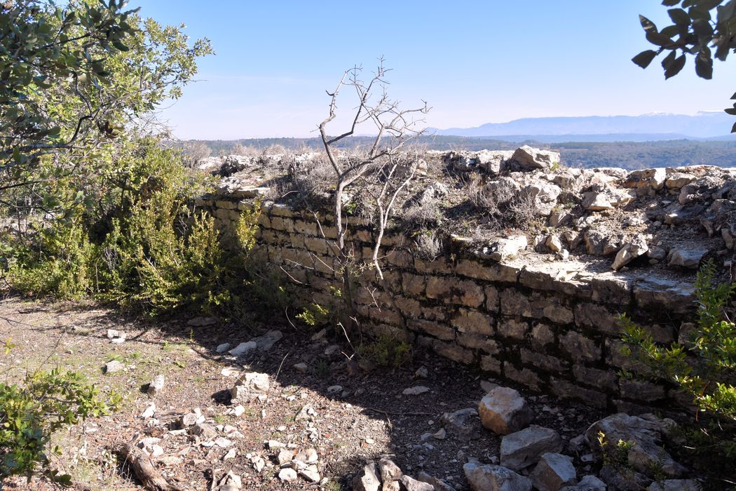Village médiéval : Vue partielle des ruines