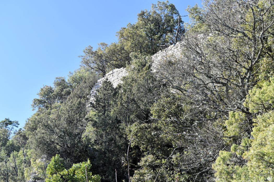 Village médiéval : Vue partielle des ruines