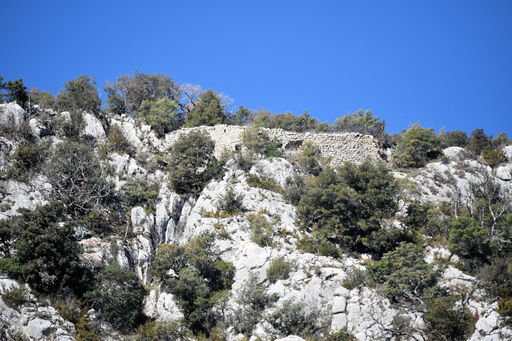 Village médiéval : Vue partielle des ruines