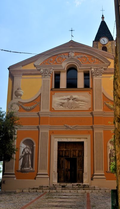 Eglise Saint-Bartélémy : Façade occidentale, vue partielle