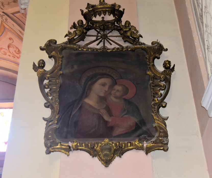 tableau, cadre : Vierge à l'Enfant