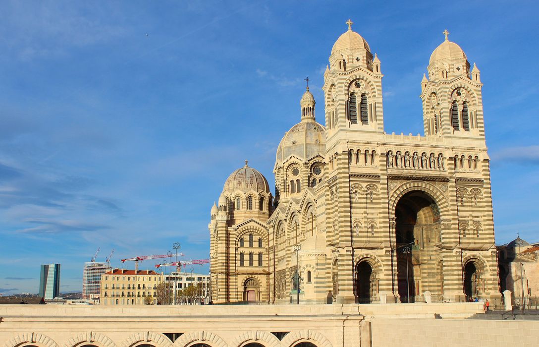 Cathédrale Sainte-Marie-Majeure, dite Nouvelle Major : Ensemble sud-ouest, vue générale