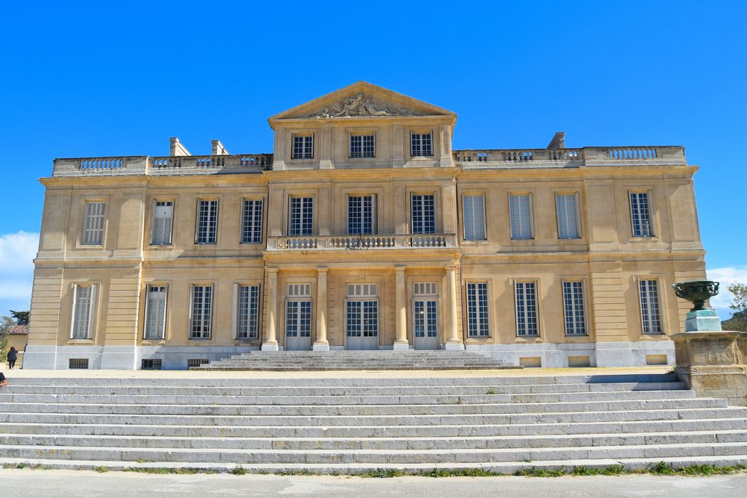 Château Borély : Façade nord, vue générale