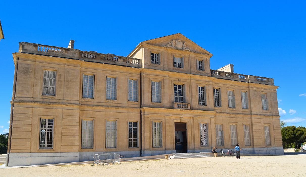 Château Borély : Façade sud, vue générale