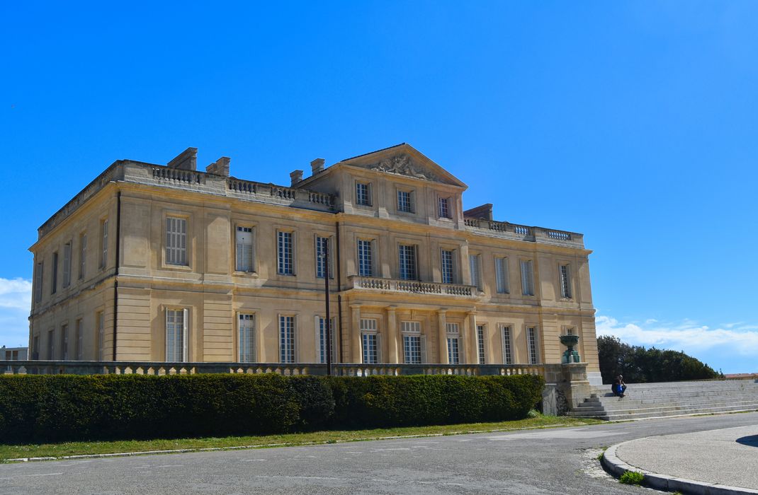 Château Borély : Façades nord et est, vue générale