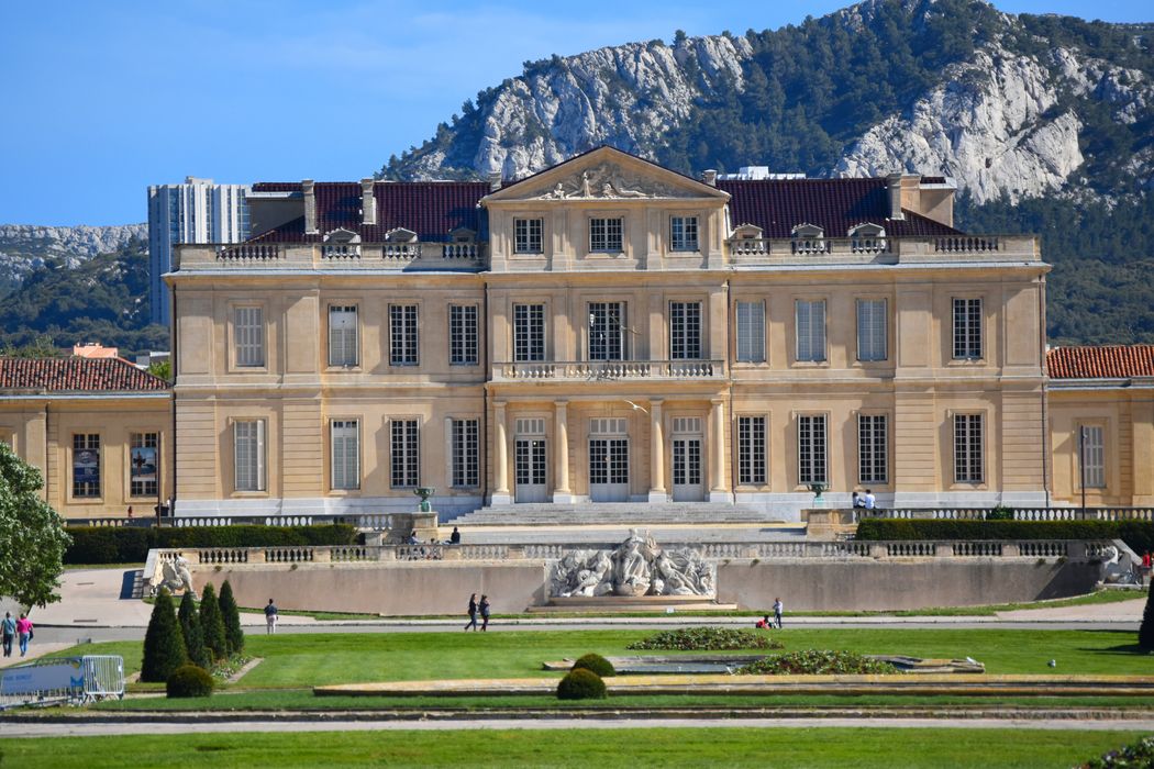 Château Borély : Façade nord, vue générale