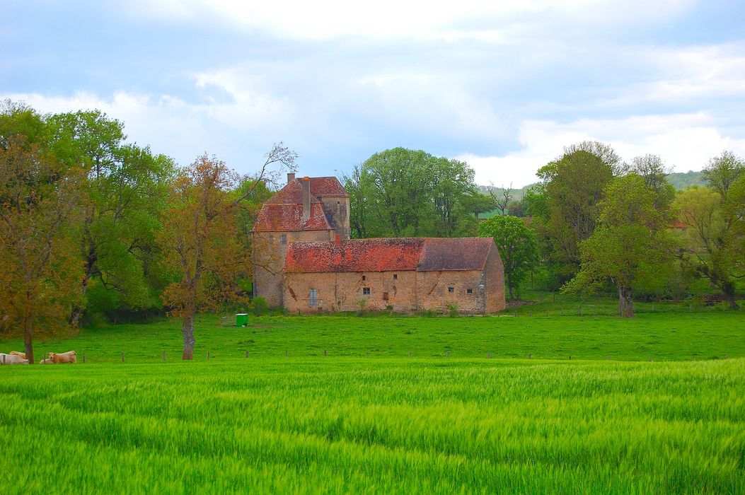 Château de Fourcherenne : Ensemble sud-ouest, vue générale