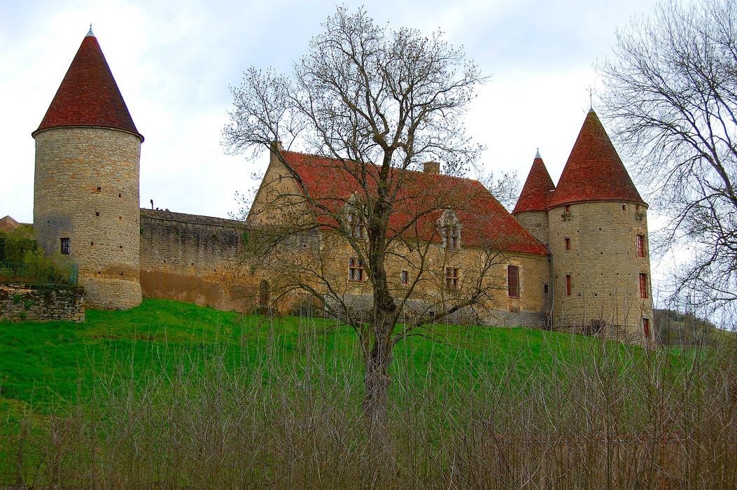 Château de la Motte : Ensemble est, vue générale