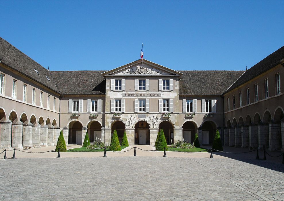 Couvent des Ursulines (ancien) : Bâtiments abbatiaux, ensemble sud-ouest, vue générale