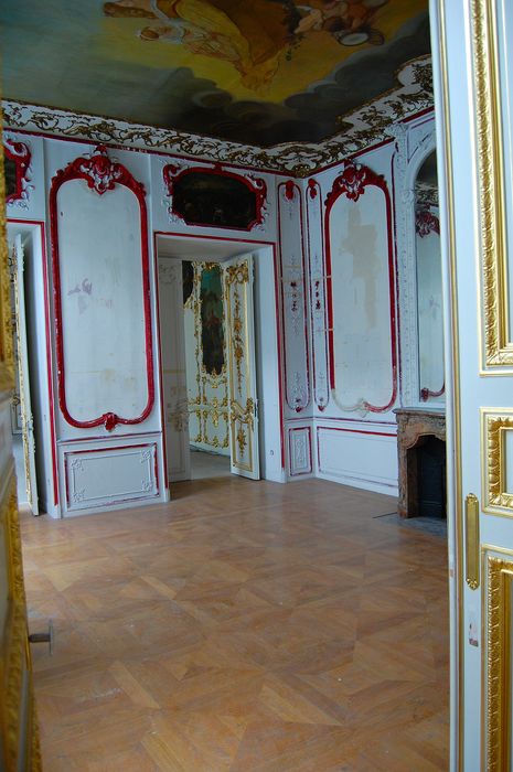 Hôtel de Cambacérès ou de Bragelongue : Salon, vue partielle du décor