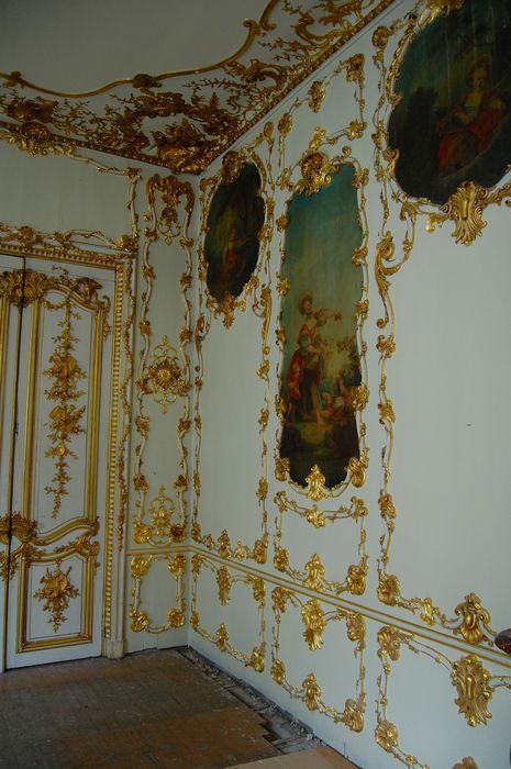 Hôtel de Cambacérès ou de Bragelongue : Salon, vue partielle du décor