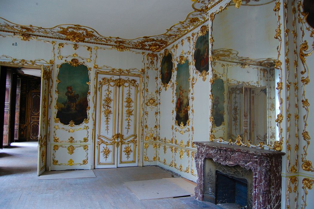 Hôtel de Cambacérès ou de Bragelongue : Salon, vue générale du décor