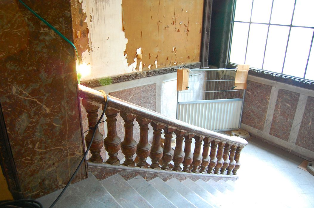 Hôtel de Cambacérès ou de Bragelongue : Escalier principal, vue générale