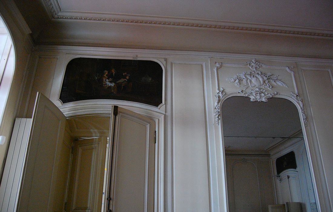 Hôtel de Cambacérès ou de Bragelongue : Salon, vue partielle du décor