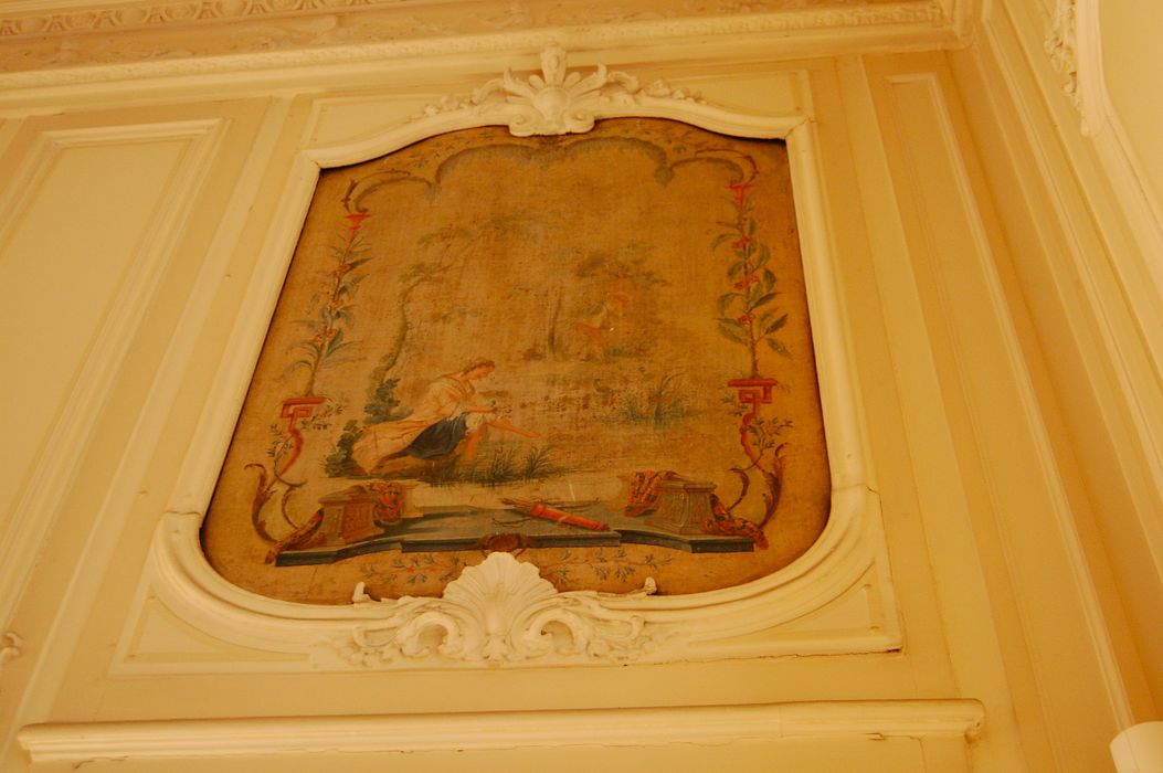 Hôtel de Cambacérès ou de Bragelongue : Salon, lambris de revêtement, détail