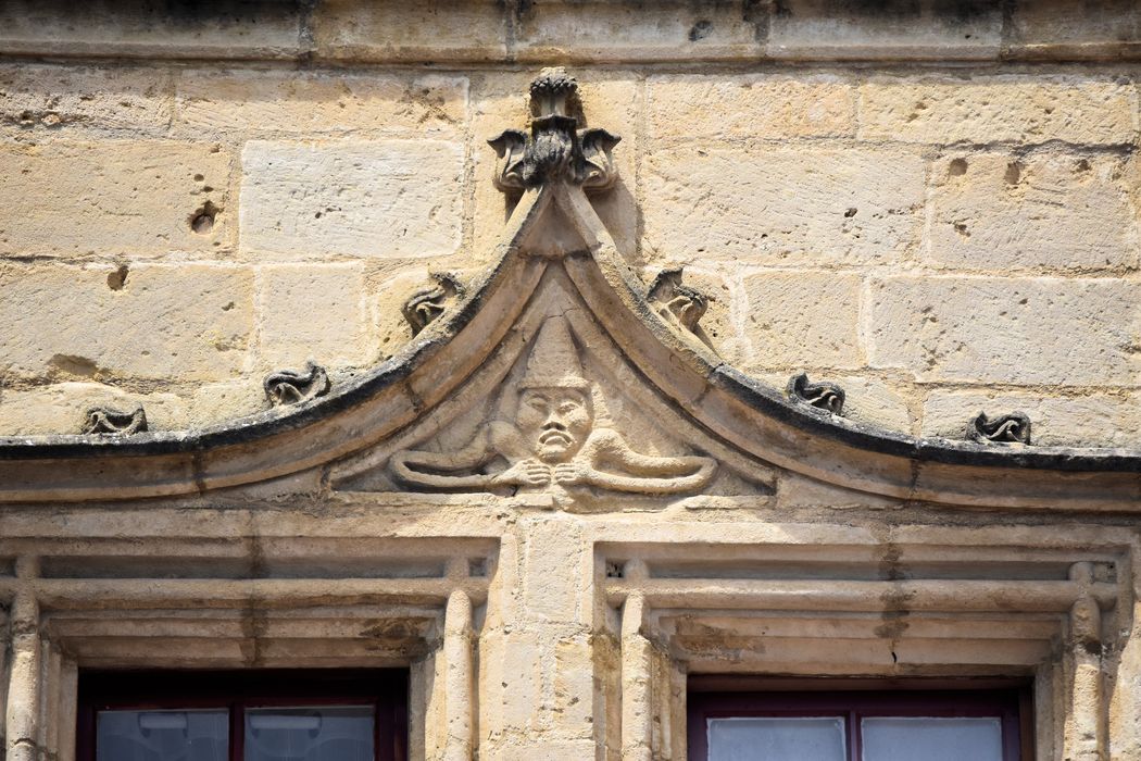 Maison dite de l'Astronome : Façade sud, détail