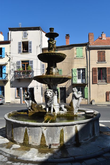 Fontaine des lions : Vue générale