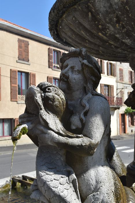 Fontaine des lions : Détail
