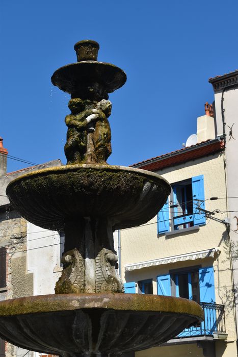 Fontaine des lions : Vue partielle