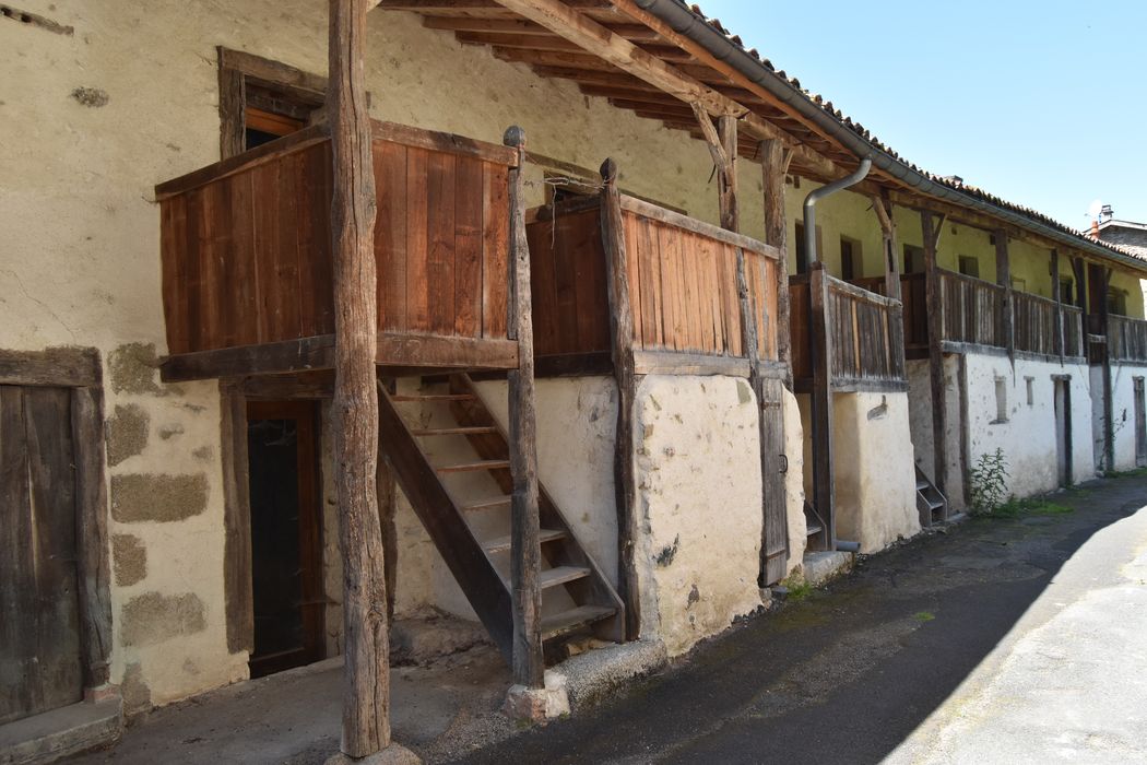 Maisons de vignerons : Façades nord, vue générale