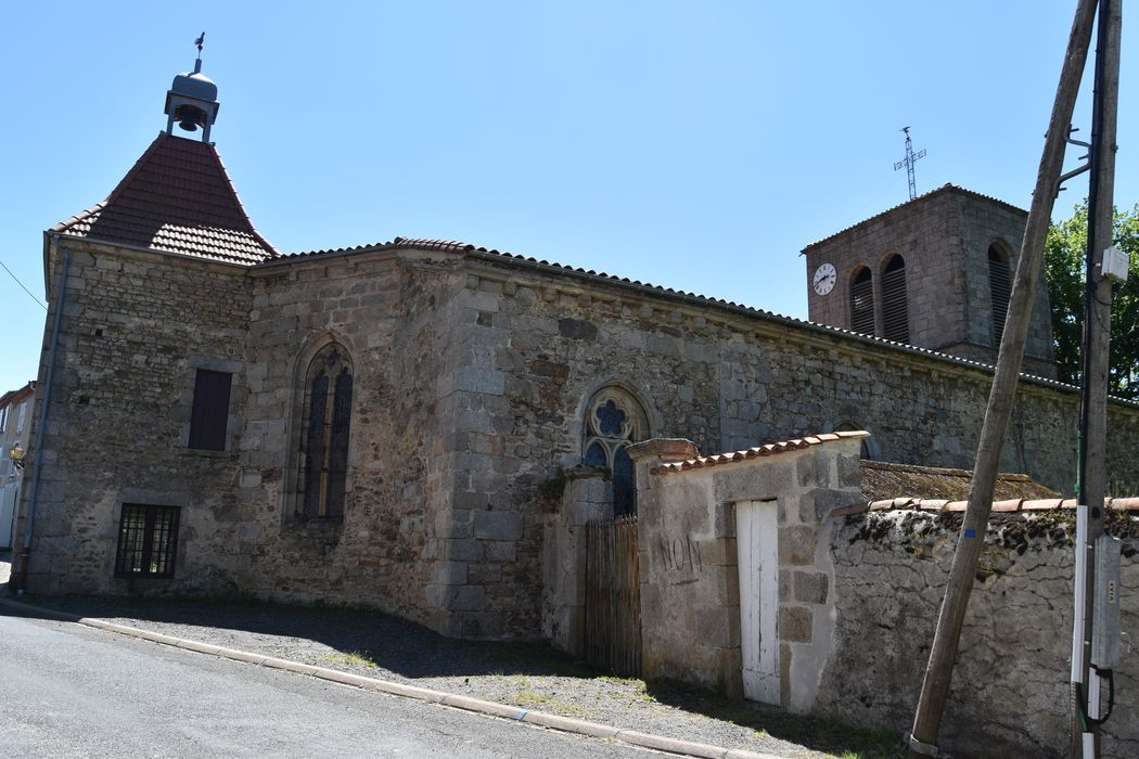 Eglise Saint-Jean-Baptiste : Façade latérale nord, vue générale