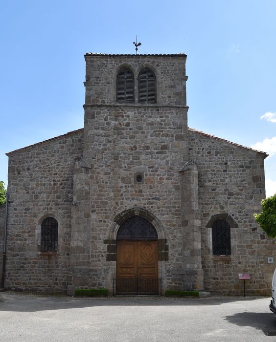 Eglise Saint-Pierre : Façade occidentale, vue générale