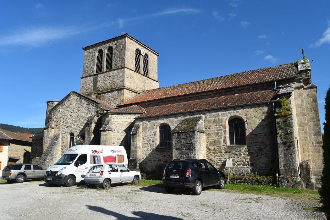 Eglise Saint-Blaise : Façade latérale nord, vue générale