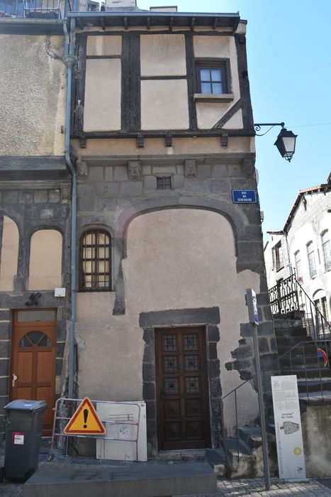 Maison, à Montferrand : Façade sur la rue du Séminaire, vue générale